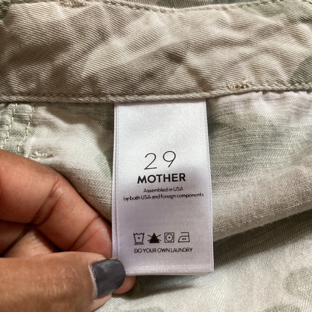 ๐ Mother The Shaker Chop Crop Fray Desert Print - Picture 4 of 15